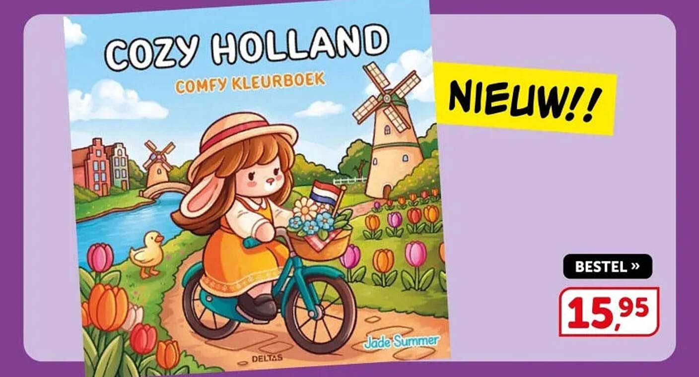 COZY HOLLAND COMFY KLEURBOEK