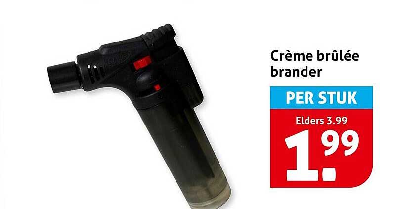 Crème brûlée brander