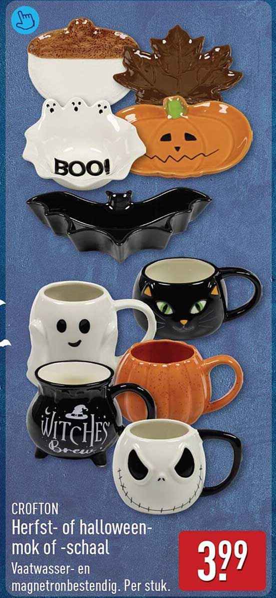 CROFTON Herfst- of halloween-mok of -schaal