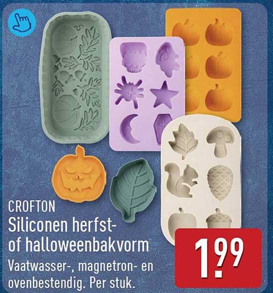 CROFTON Siliconen herfst- of halloweenbakvorm