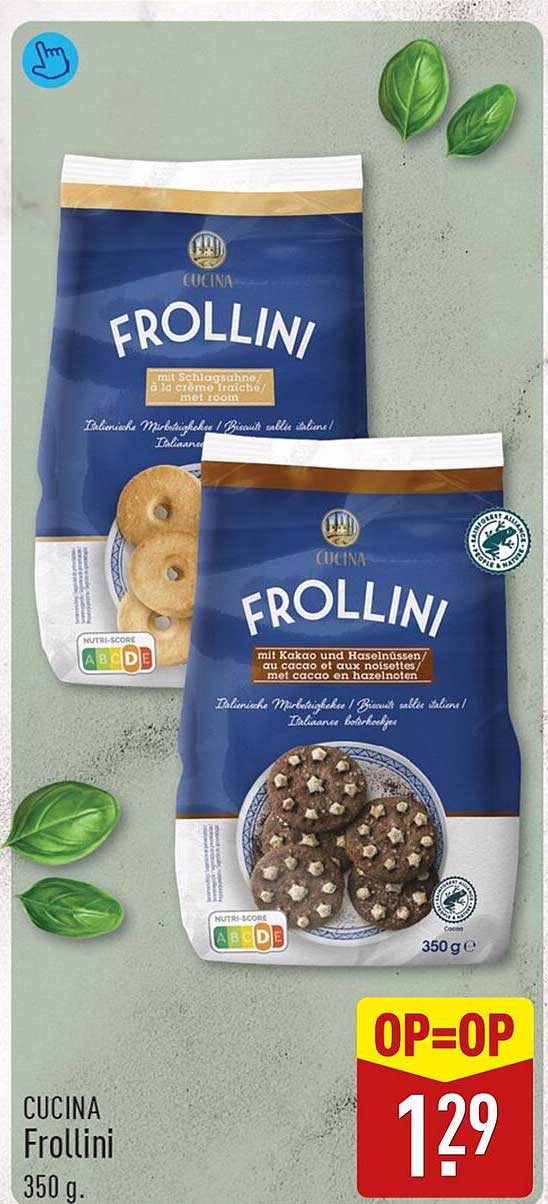 CUCINA Frollini 350 g OP=OP