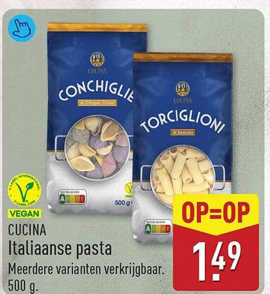 Cucina Italiaanse pasta OP=OP