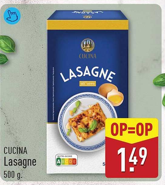CUCINA Lasagne 500 g OP=OP