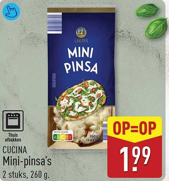 CUCINA Mini-pinsa’s