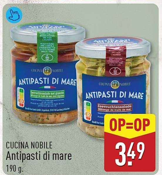 CUCINA NOBILE Antipasti di mare 190 g OP=OP