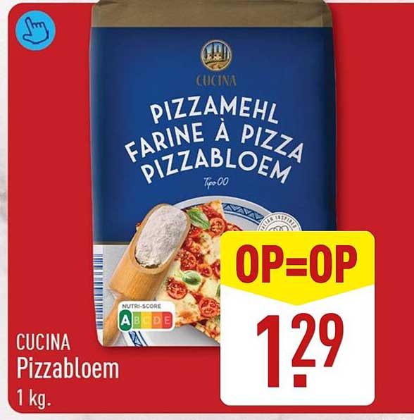 CUCINA Pizzabloem 1 kg. OP=OP