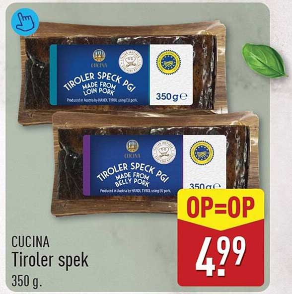 CUCINA Tiroler spek 350 g OP=OP