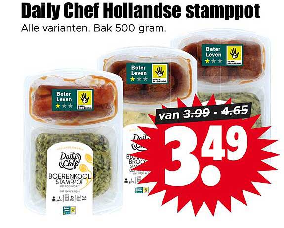 Daily Chef Hollandse stamppot