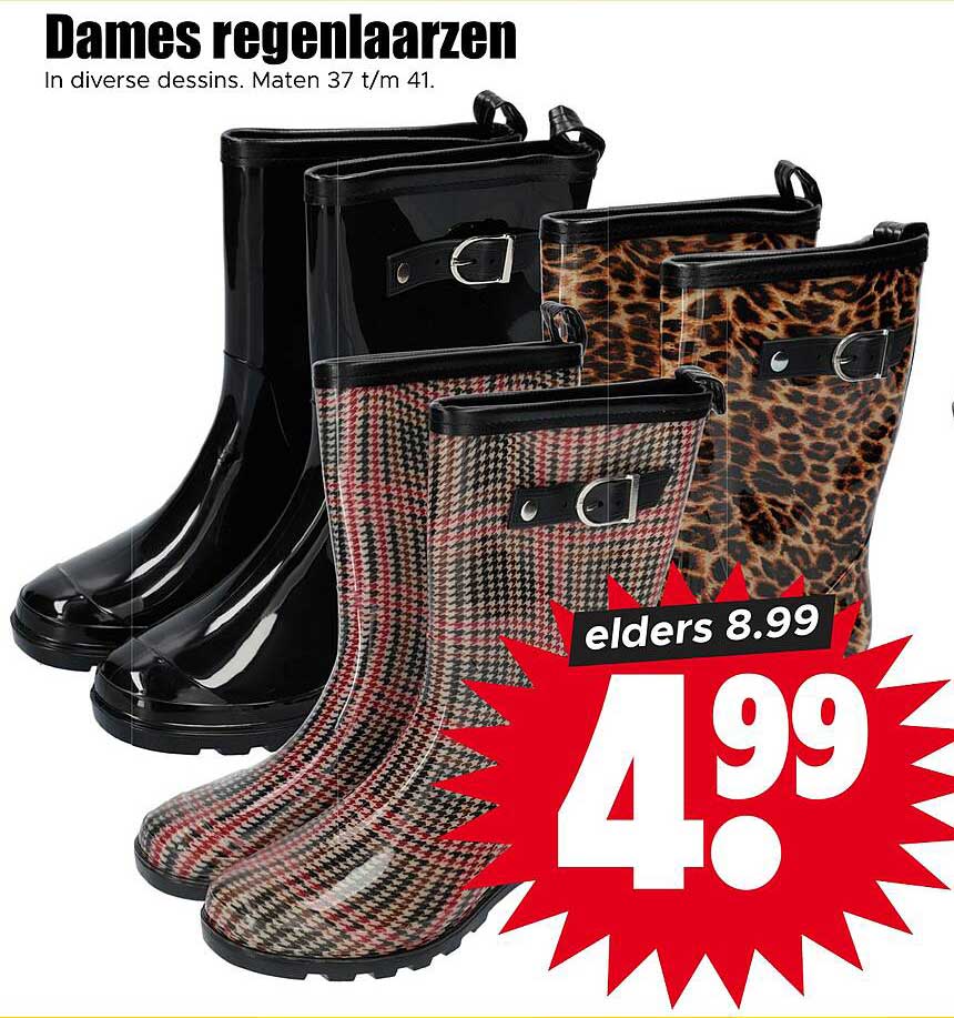 Dames regenlaarzen