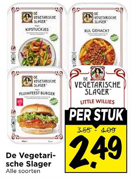De Vegetarische Slager Little Willies PER STUK