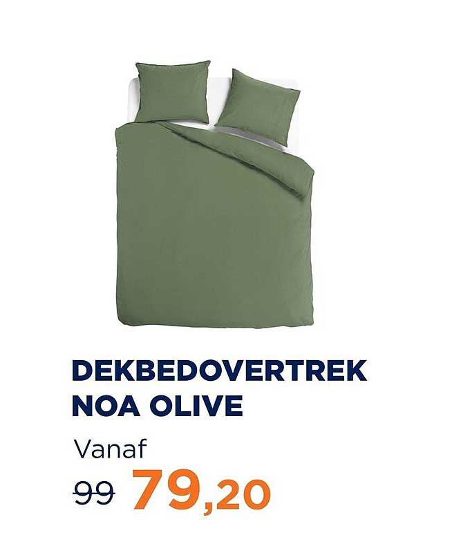 DEKBEDOVERTREK NOA OLIVE