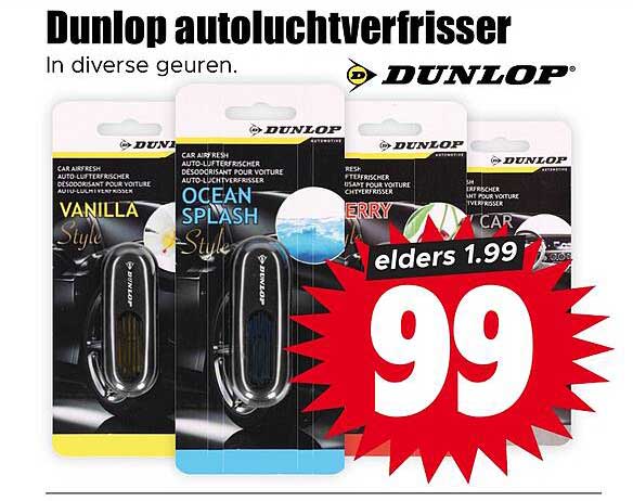 Dunlop autoluchtverfrisser