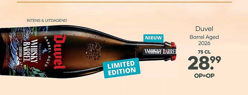 Duvel Barrel Aged 2026 75 CL