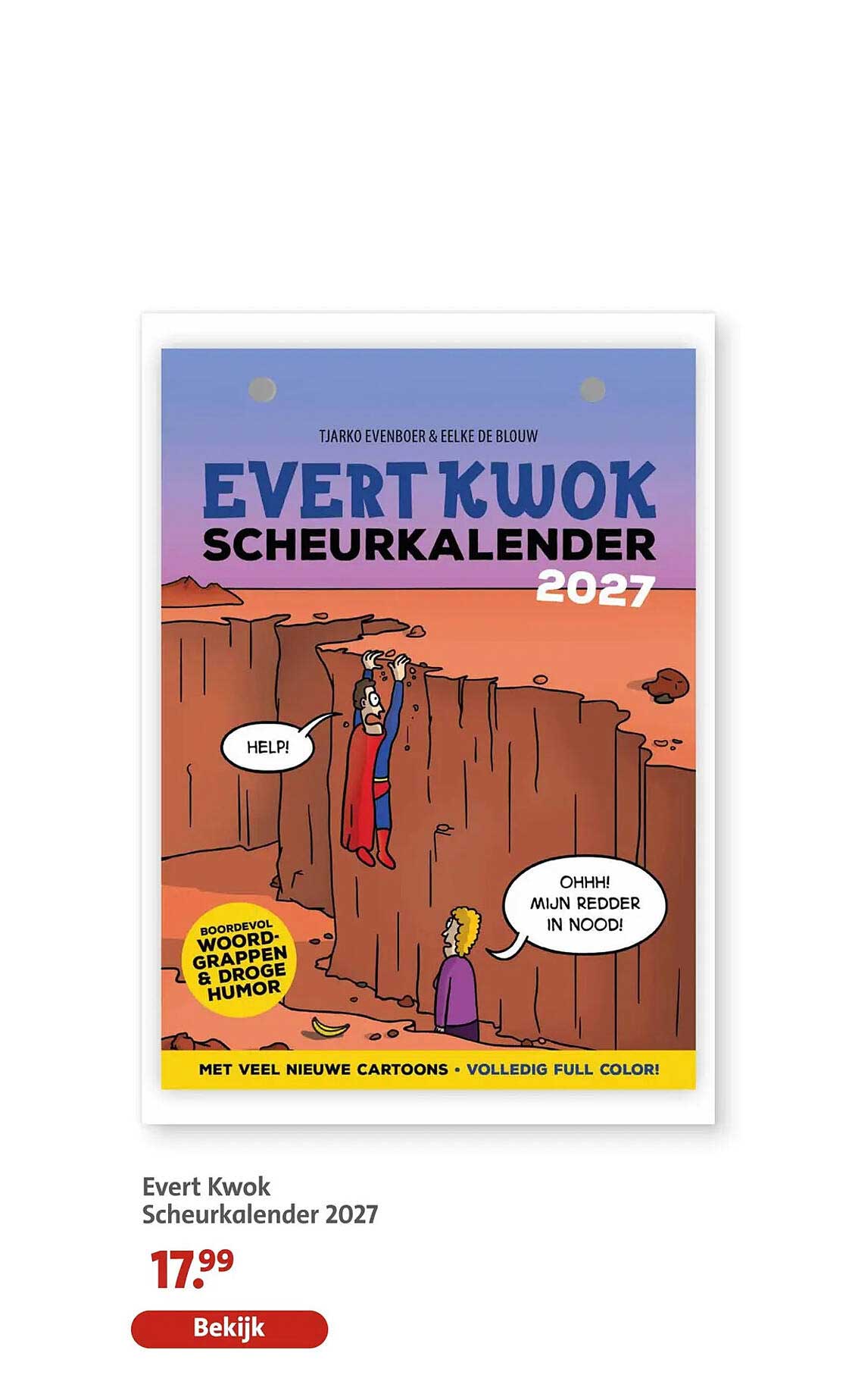 Evert Kwok Scheurkalender 2027
