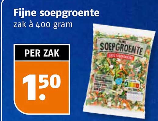 Fijne soepgroente zak à 400 gram