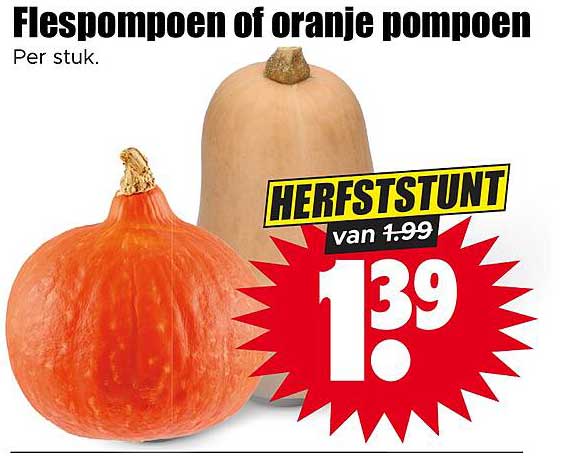 Flespompoen of oranje pompoen