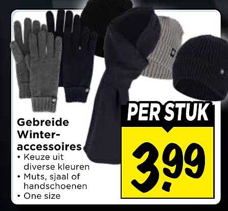 Gebreide Winter-accessoires PER STUK