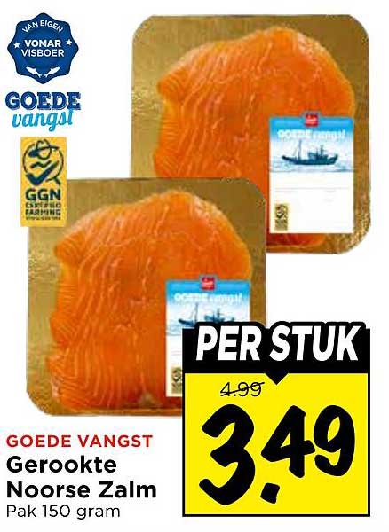 Gerookte Noorse Zalm Per stuk