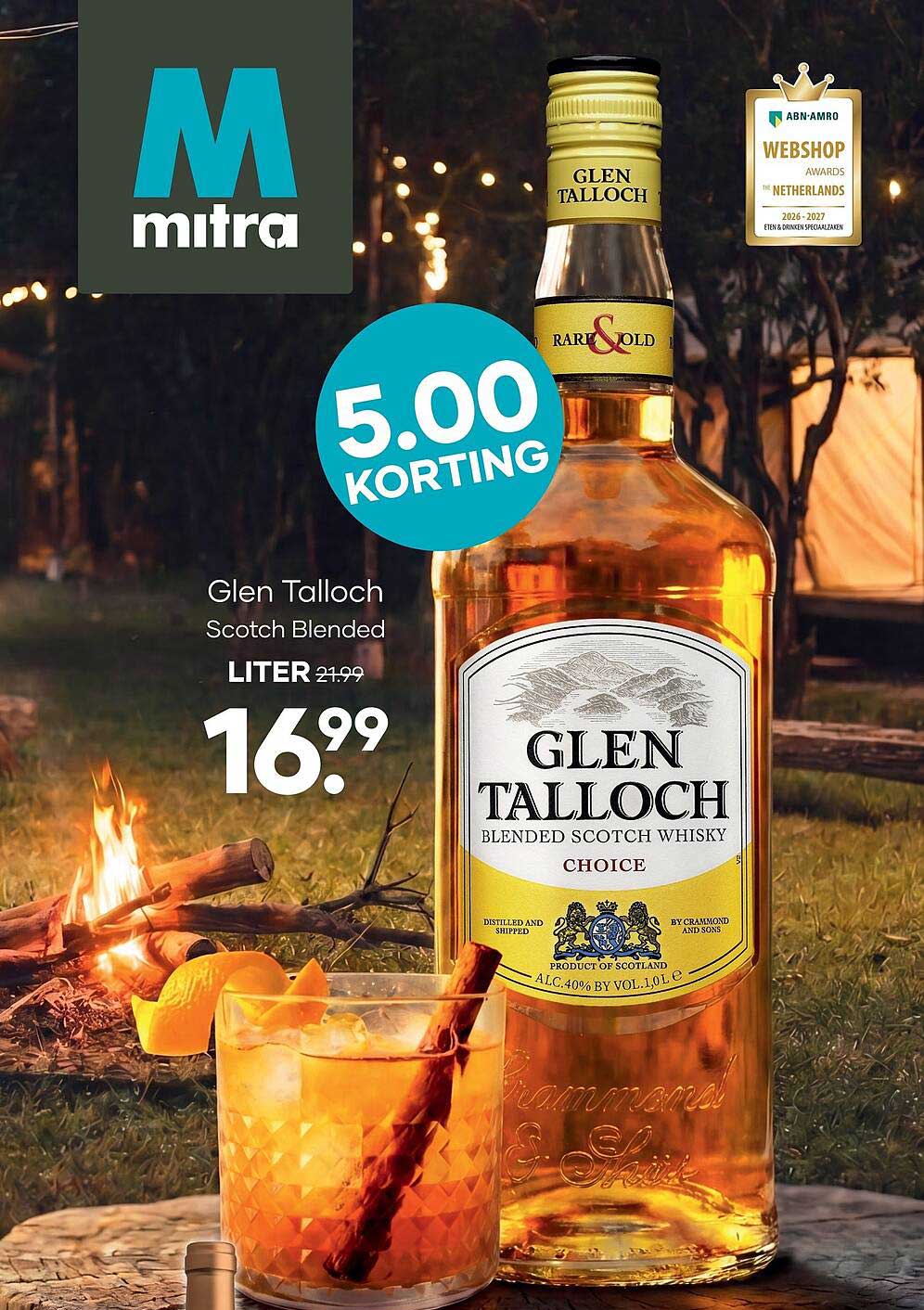 Glen Talloch Scotch Blended 5.00 korting
