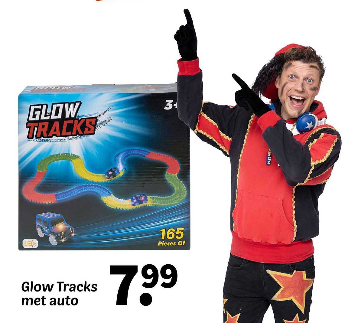 Glow Tracks met auto