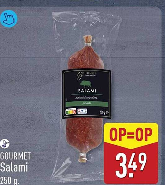 GOURMET Salami 250 g. OP=OP