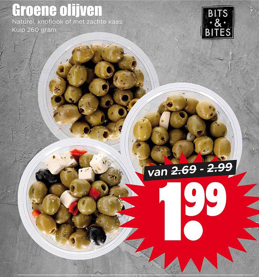 Groene olijven
