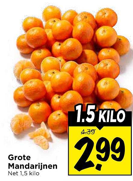 Grote Mandarijnen Net 1,5 kilo