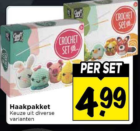 Haakpakket Keuze uit diverse varianten