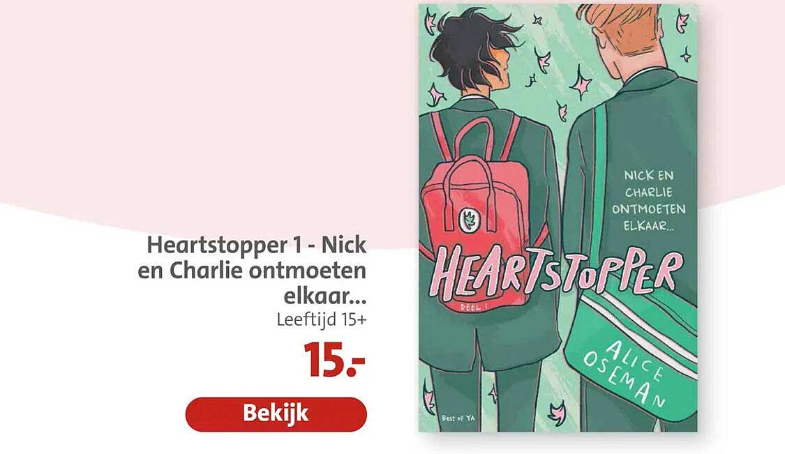 Heartstopper 1 - Nick en Charlie ontmoeten elkaar...