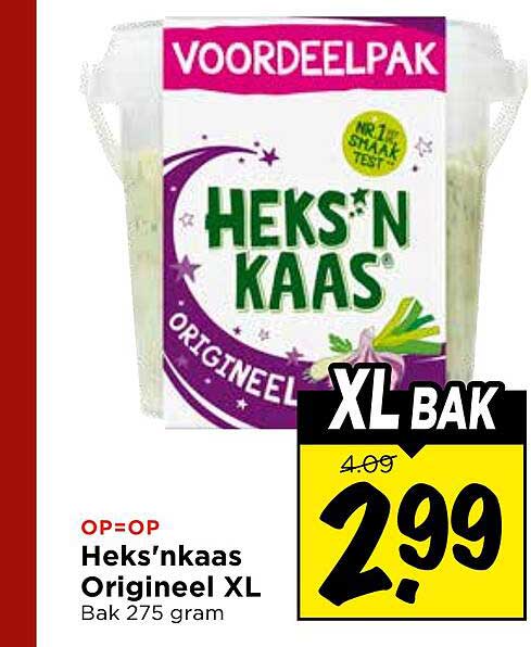 Heks’nkaas Origineel XL Bak 275 gram