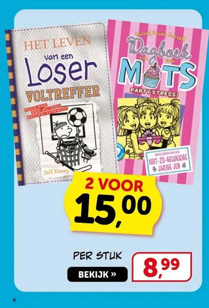 Het leven van een loser voltreffer / Dagboek van een muts party stress! 2 voor 15,00