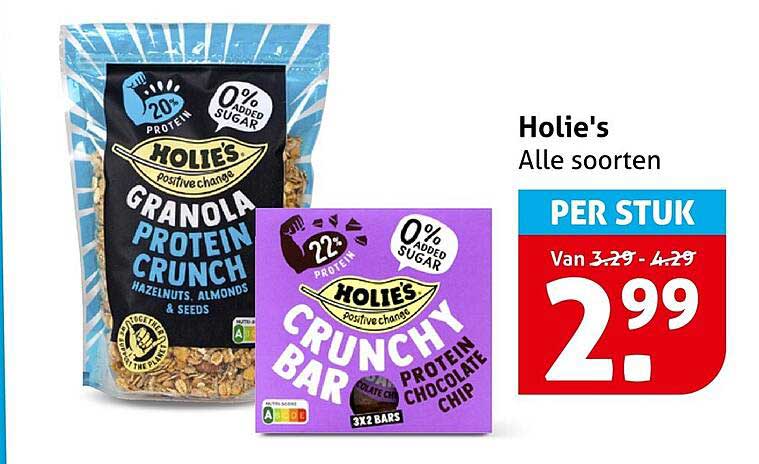 Holie's Alle soorten PER STUK
