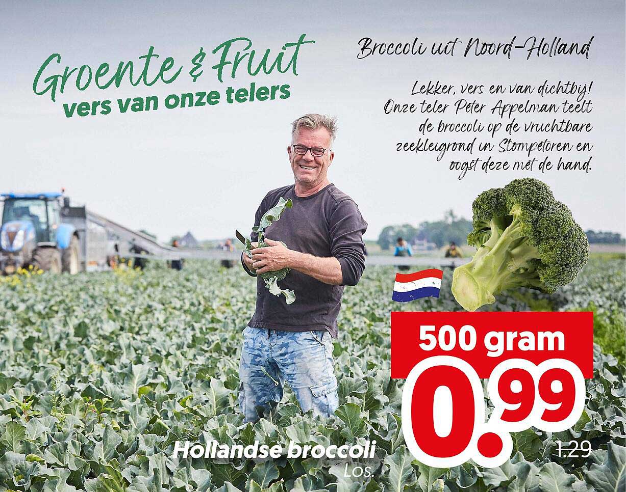 Hollandse broccoli Los. 500 gram