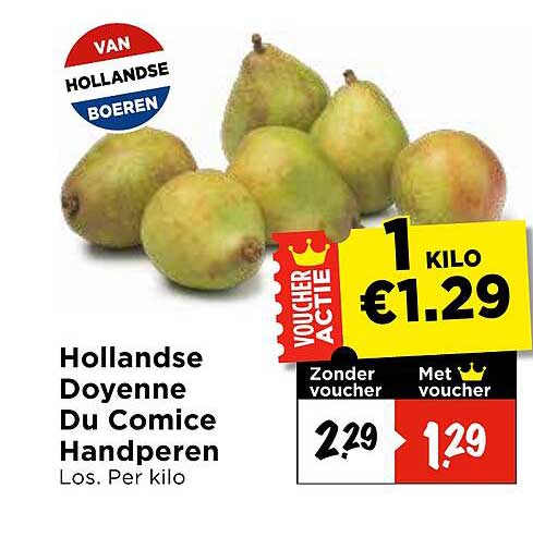 Hollandse Doyenne Du Comice Handperen Los. Per kilo
