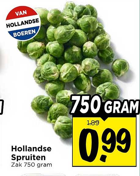 Hollandse Spruiten Zak 750 gram