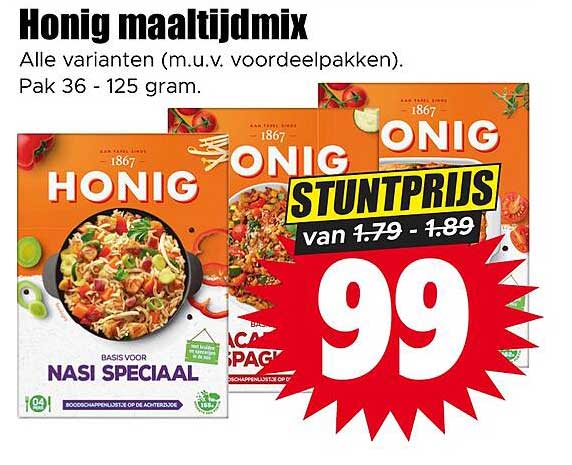 Honig maaltijmix