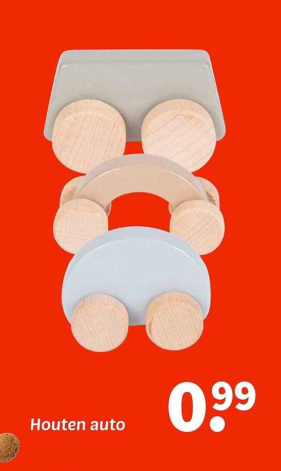 Houten auto