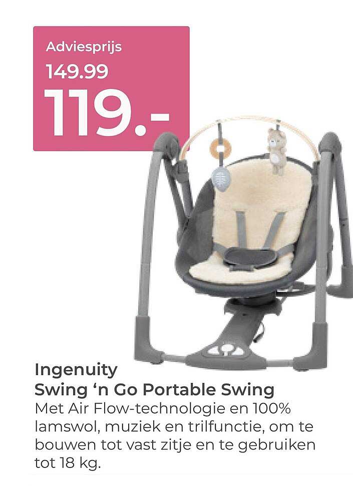 Ingenuity Swing ’n Go Portable Swing
