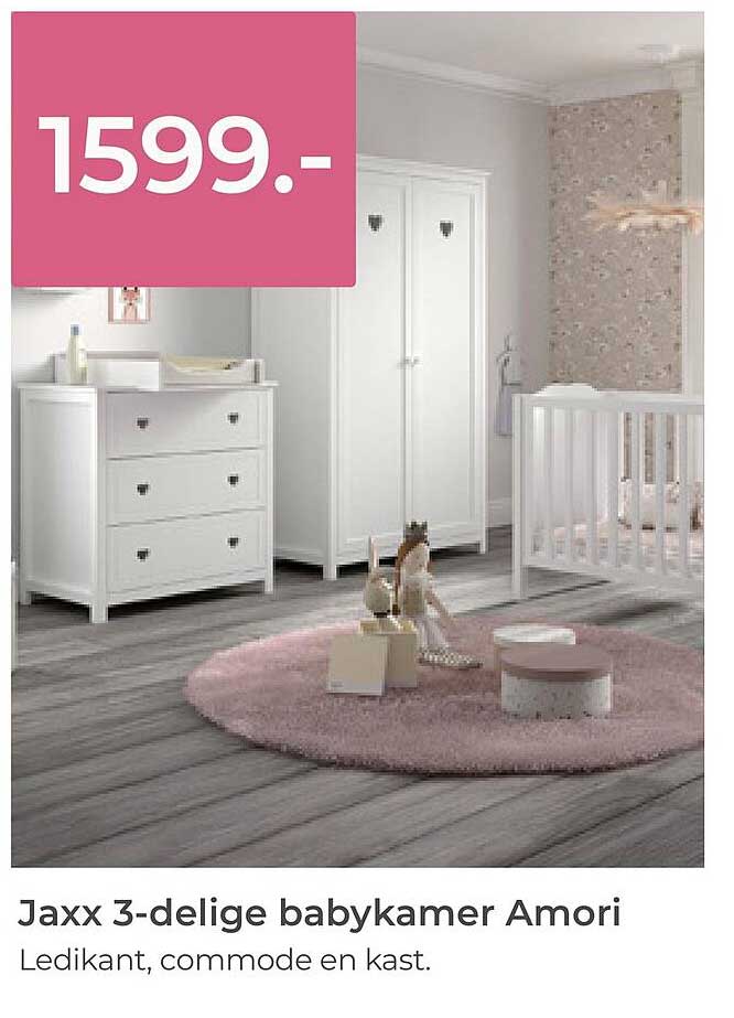 Jaxx 3-delige babykamer Amori