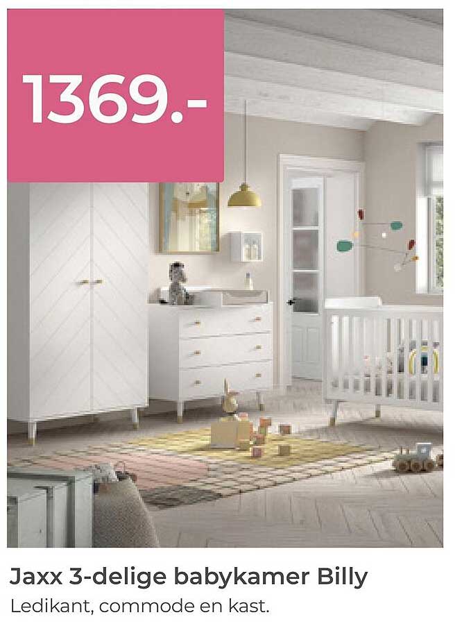 Jaxx 3-delige babykamer Billy