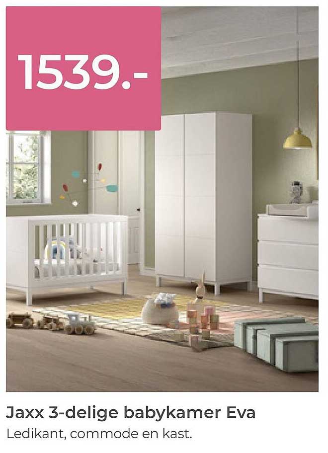 Jaxx 3-delige babykamer Eva
