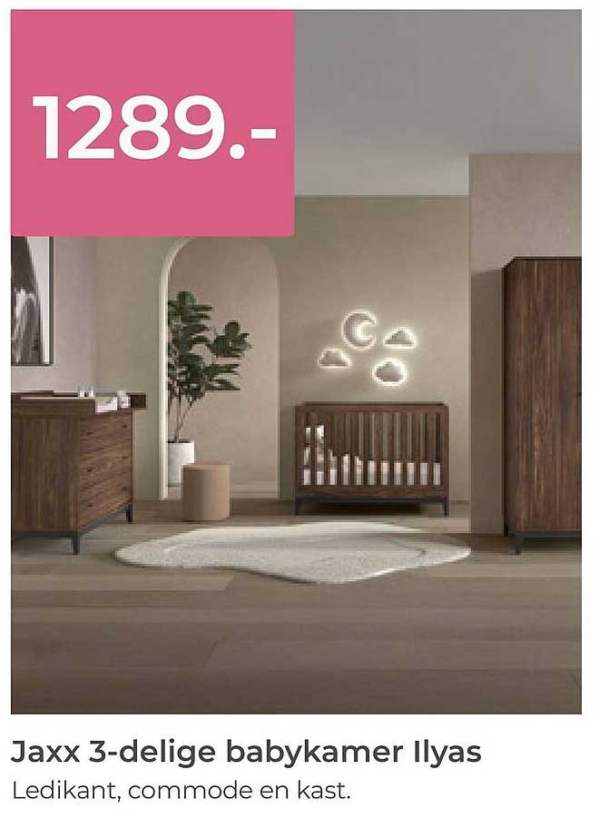 Jaxx 3-delige babykamer Ilyas