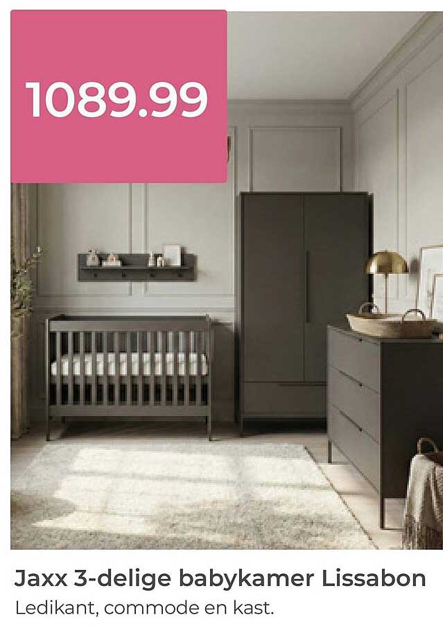 Jaxx 3-delige babykamer Lissabon