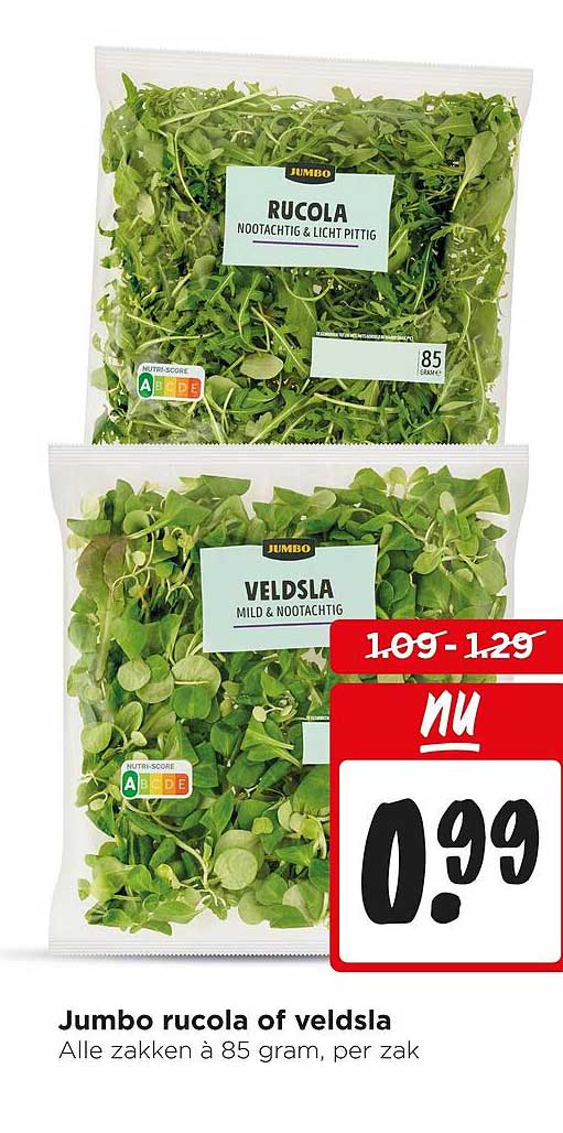 Jumbo rucola of veldsla