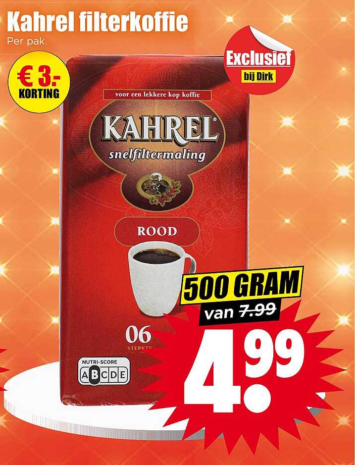 Kahrel filterkoffie