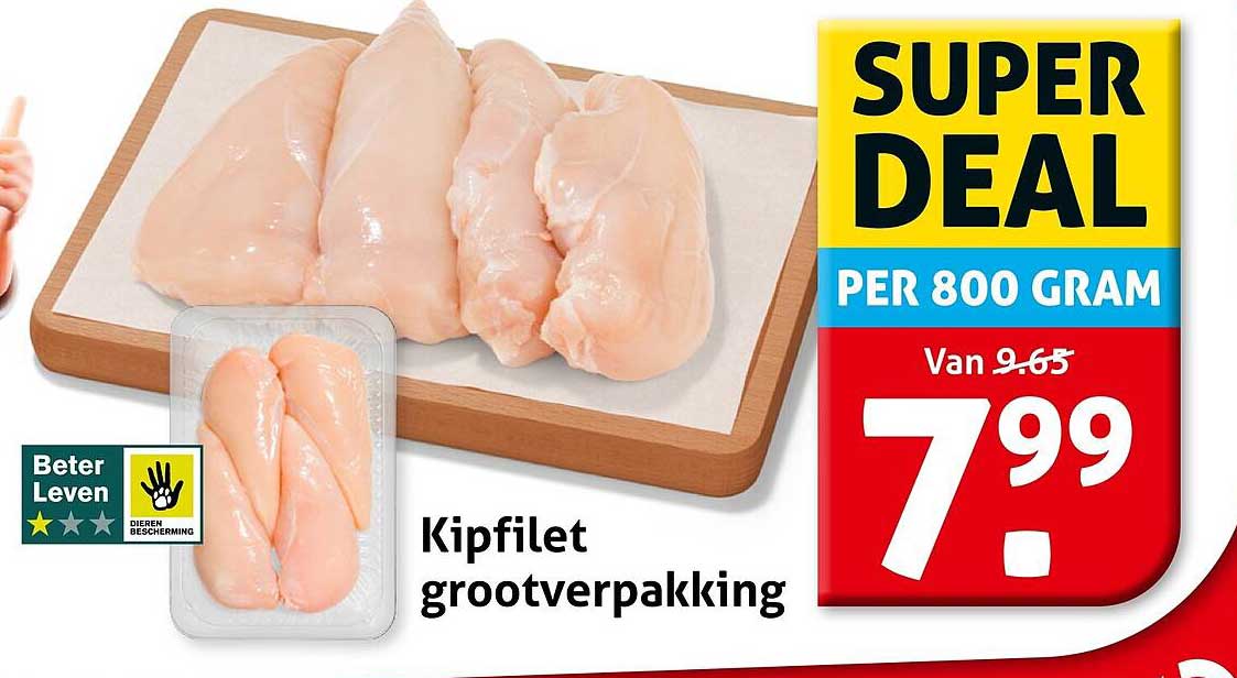 Kipfilet grootverpakking