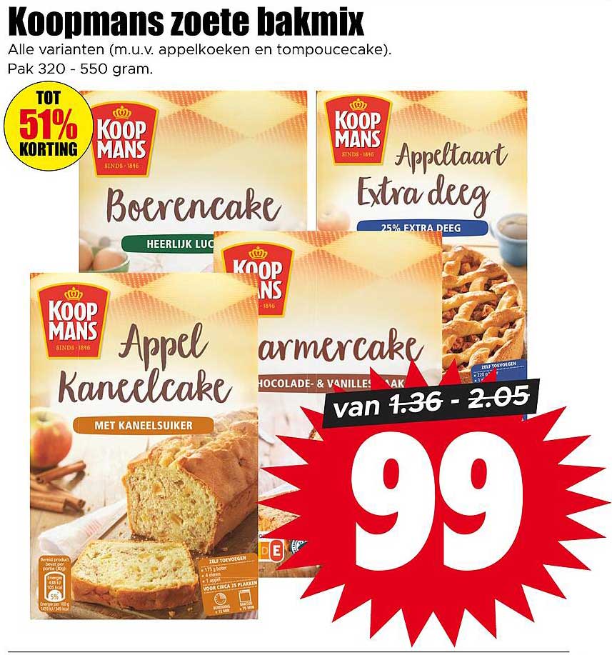 Koopmans zoete bakmix