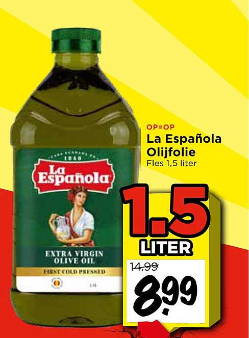 La Española Olijfolie Fles 1,5 liter