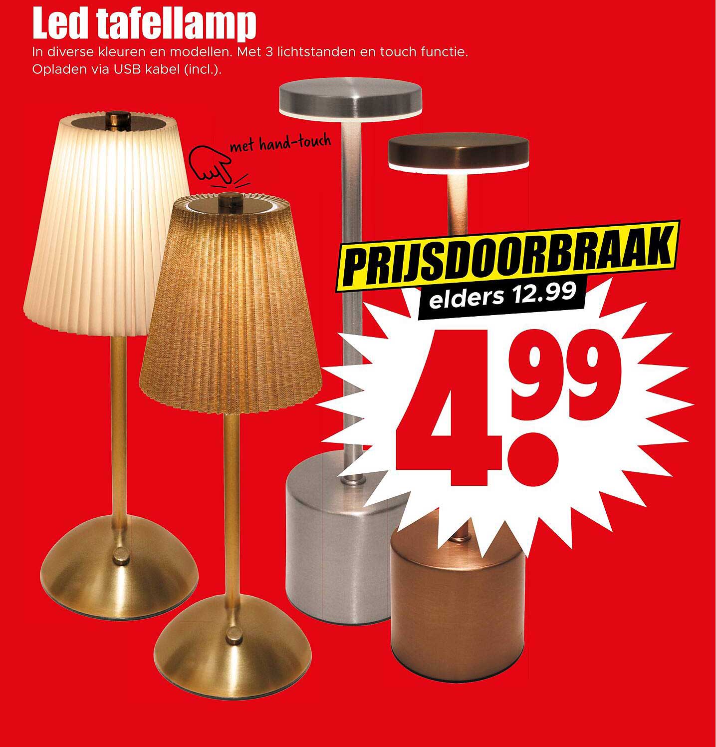 Led tafellamp