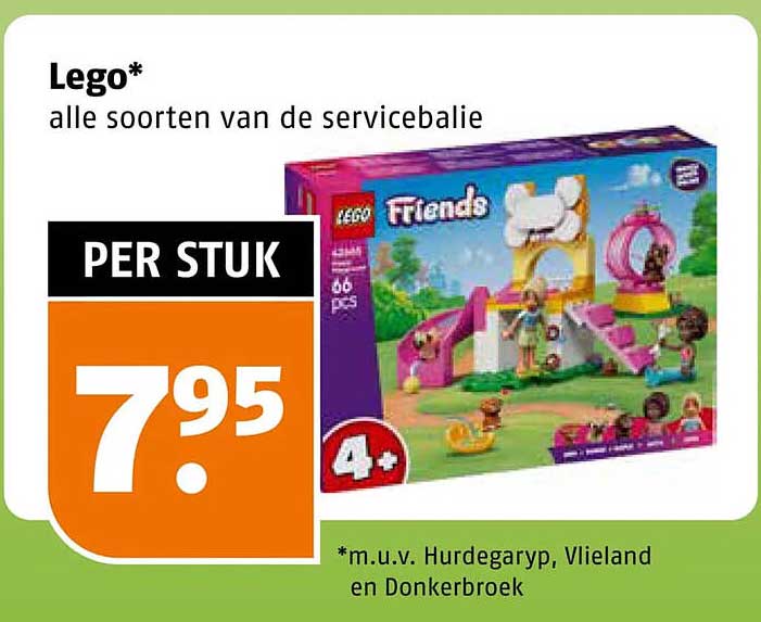 Lego* alle soorten van de servicebalie PER STUK